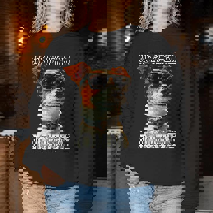 Jack Russell Mommyジャック・ラッセル ママ 母の日 お母さん ジャック・ラッセル・テリア レディーススウェットシャツ 面白い贈り物