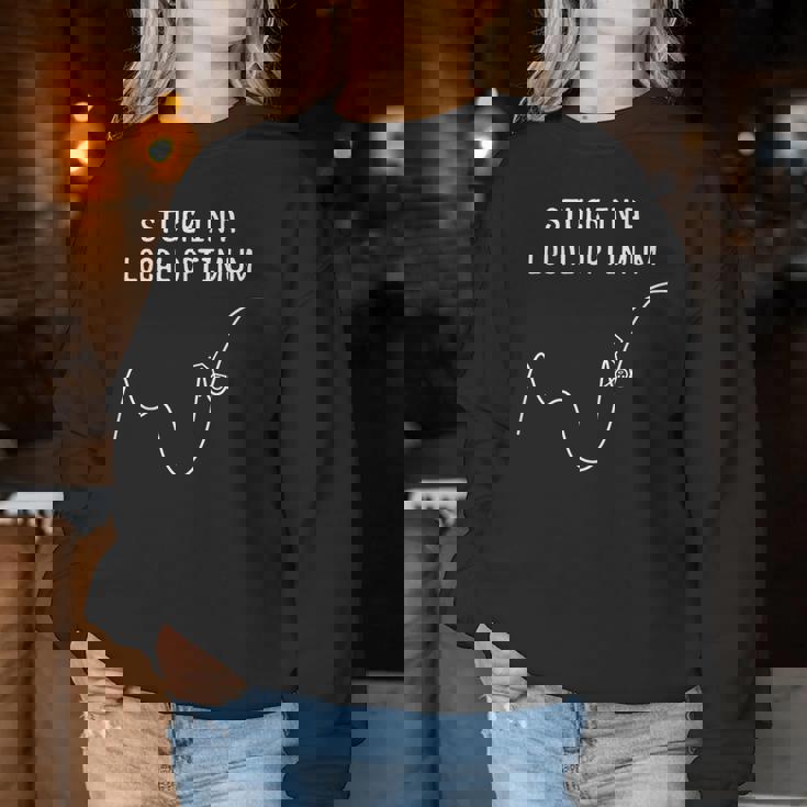 Local Optimum Maths データサイエンスギフト Ki レディーススウェットシャツ 面白い贈り物