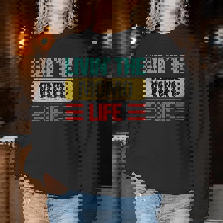 Momo 桃 レディーススウェットシャツ 面白い贈り物