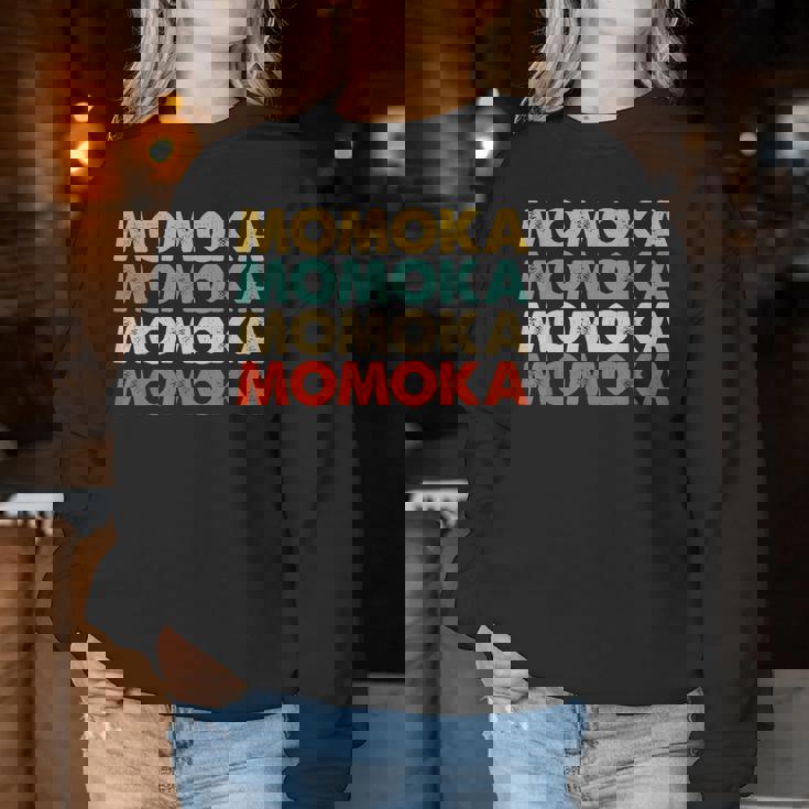 Momoka 桃花 レディーススウェットシャツ 面白い贈り物