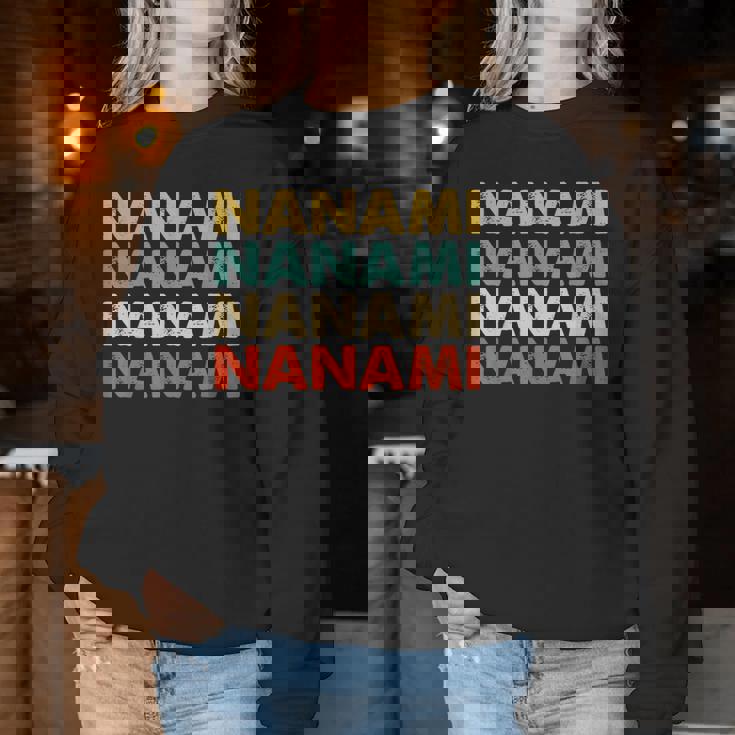 Nanami 七海 レディーススウェットシャツ 面白い贈り物