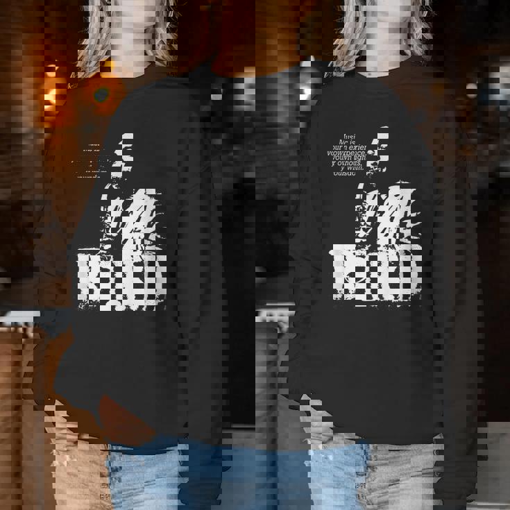 Parker Jazz Wisdomaxophonist Musician 1色 レディーススウェットシャツ 面白い贈り物