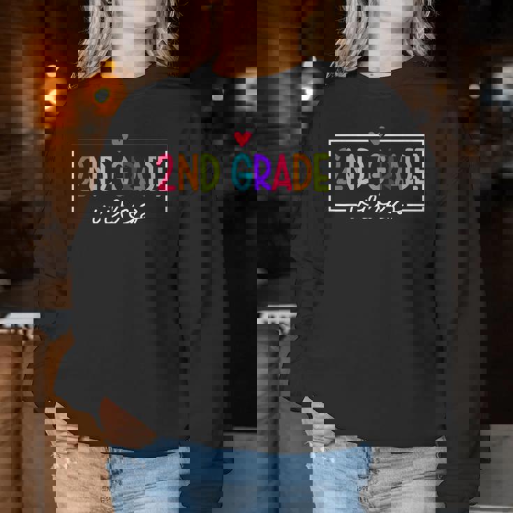 Second Gradeibes 初学期 2年生 先生 レディーススウェットシャツ 面白い贈り物