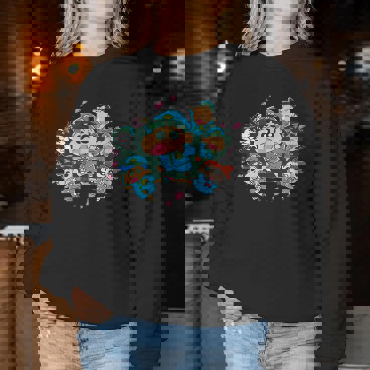 【映画】クレヨンしんちゃん 謎メキ！花の天カス学園 カスカベ防衛隊 レディーススウェットシャツ 面白い贈り物