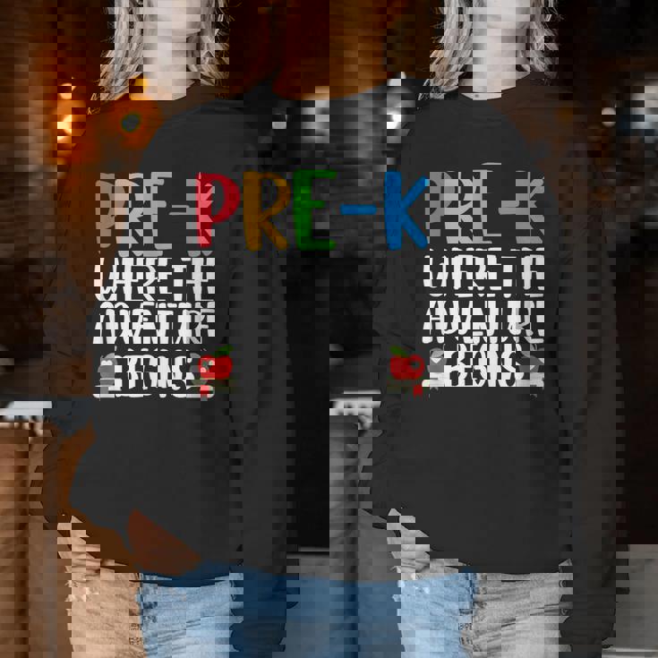 かわいい Pre-K Teacher chool Prek Teacher メンズ レディース レディーススウェットシャツ 面白い贈り物