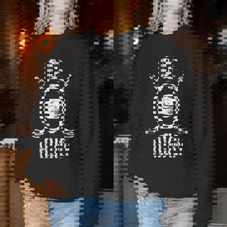 アイスホッケー ギフト ラケット パック 男性女性子供 Ice Hockey レディーススウェットシャツ 面白い贈り物