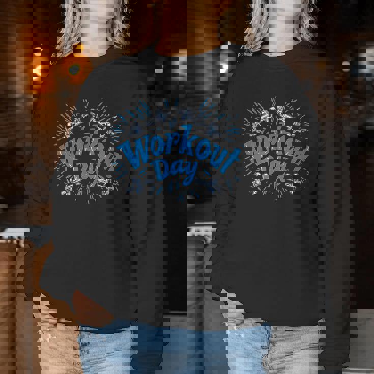 トレーニングエクササイズコスチューム ジム 男の子 女の子 レディーススウェットシャツ 面白い贈り物