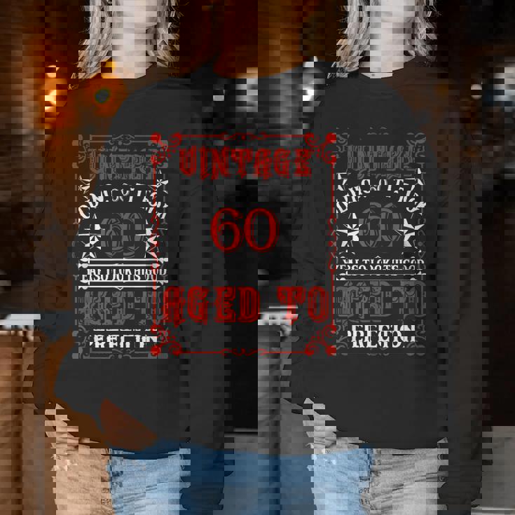 ヴィンテージ 1965 還暦祝い ギフト 男性 女性 60歳 レディーススウェットシャツ 面白い贈り物