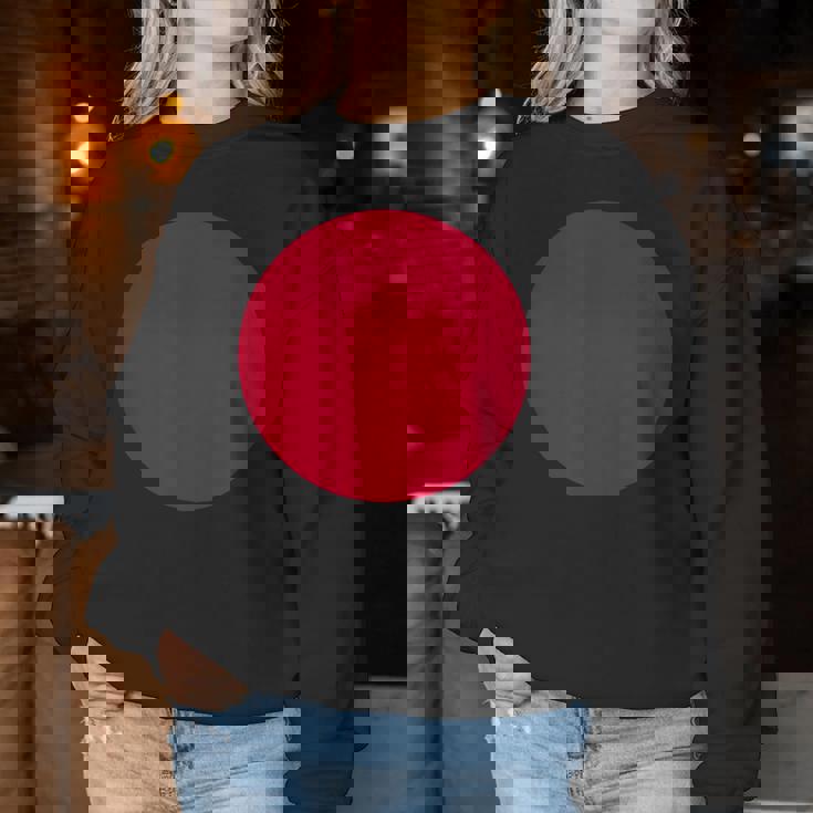 日の丸 Hinomaru 日本の国旗 レディーススウェットシャツ 面白い贈り物