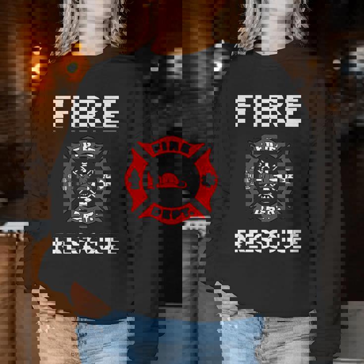 消防士 消防士 キッズ ユース 大人 男の子 女の子 レディーススウェットシャツ 面白い贈り物