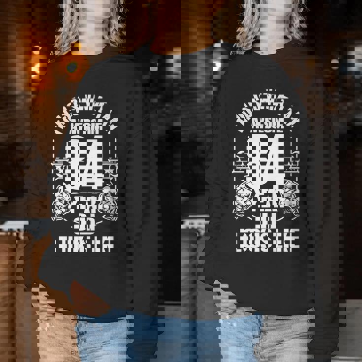 男性、女性、84歳の誕生日への84歳の誕生日プレゼント 長袖tシャツ レディーススウェットシャツ 面白い贈り物