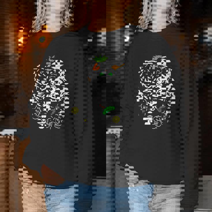 還暦祝 長寿と健康を願う還暦記念 男性 女性 レディーススウェットシャツ 面白い贈り物