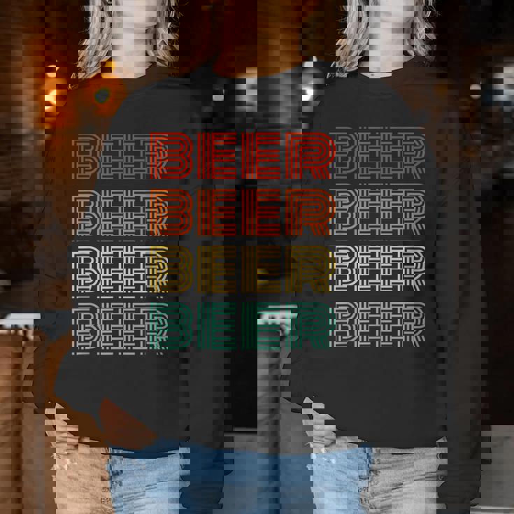 面白いtシャツ 酒 ビール Beer 飲み おもしろ 英語 文字入り 飲み会 酒好き メンズ レディース レディーススウェットシャツ 面白い贈り物