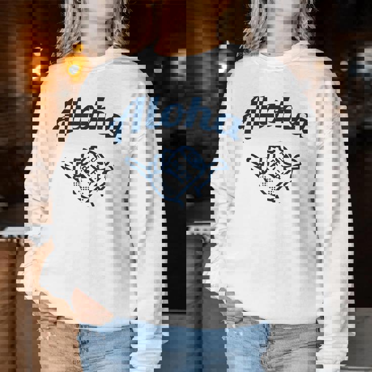 Aloha Beer レディーススウェットシャツ 面白い贈り物