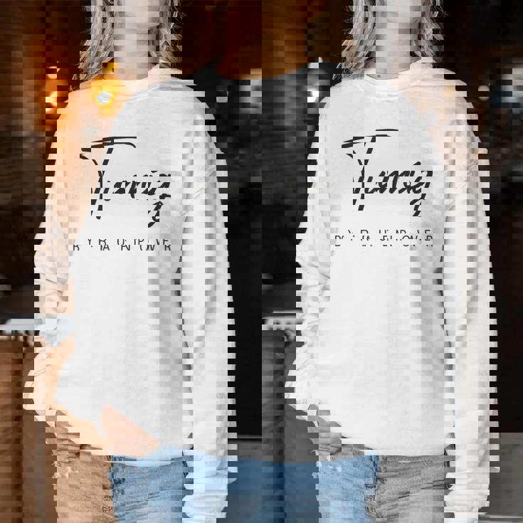 Frauenpower チューニング レディーススウェットシャツ 面白い贈り物