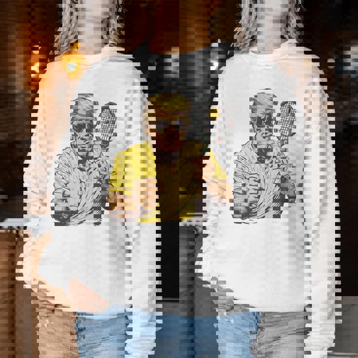 Pickleball Lovers グラフィック ピックルボール 男性 女性 お父さん 長袖tシャツ レディーススウェットシャツ 面白い贈り物