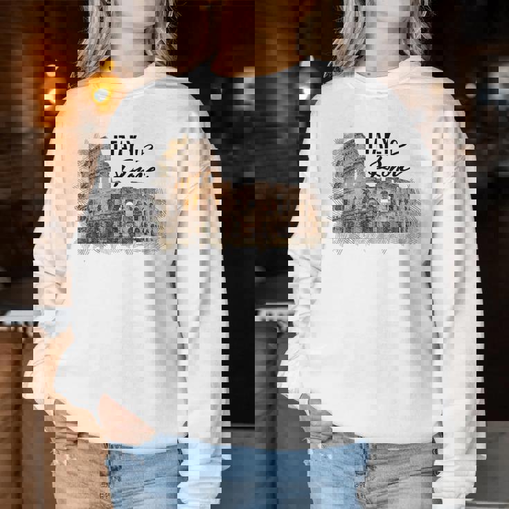 Italia Coliseo Roma Italia Amantes Hombres Es Niños Sudadera Mujer Regalos divertidos