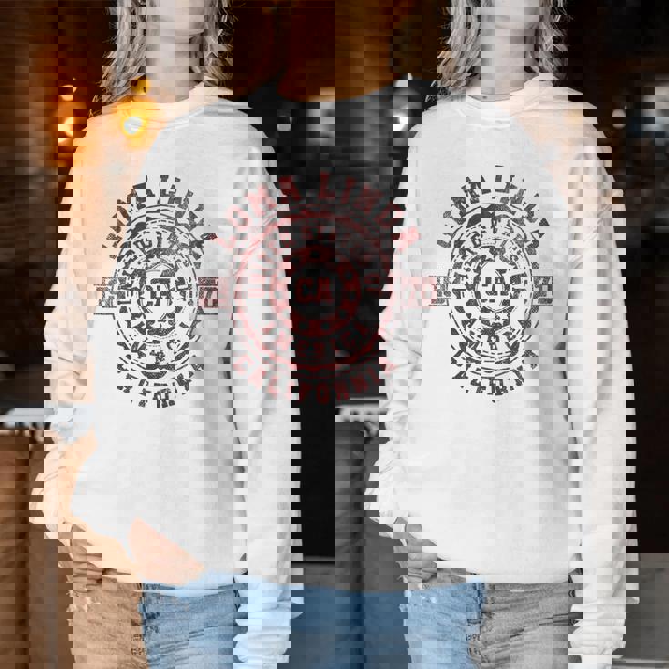 Loma Linda Ca レディーススウェットシャツ 面白い贈り物