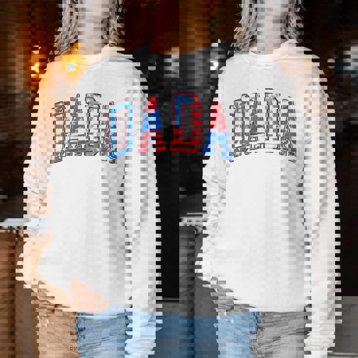 Mama Dada 4Th Of July American Family Matching Mom Dad Women Sweatshirt Unique Gifts