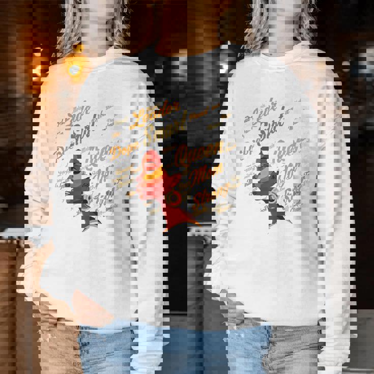 Mom Queen Black African Mother Mother's Day Black Pride Women Sweatshirt Funny Gifts