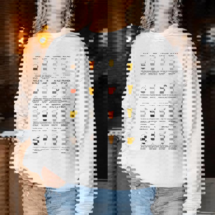 What Your Beerays About You ビールスタイルtシャツ レディーススウェットシャツ 面白い贈り物