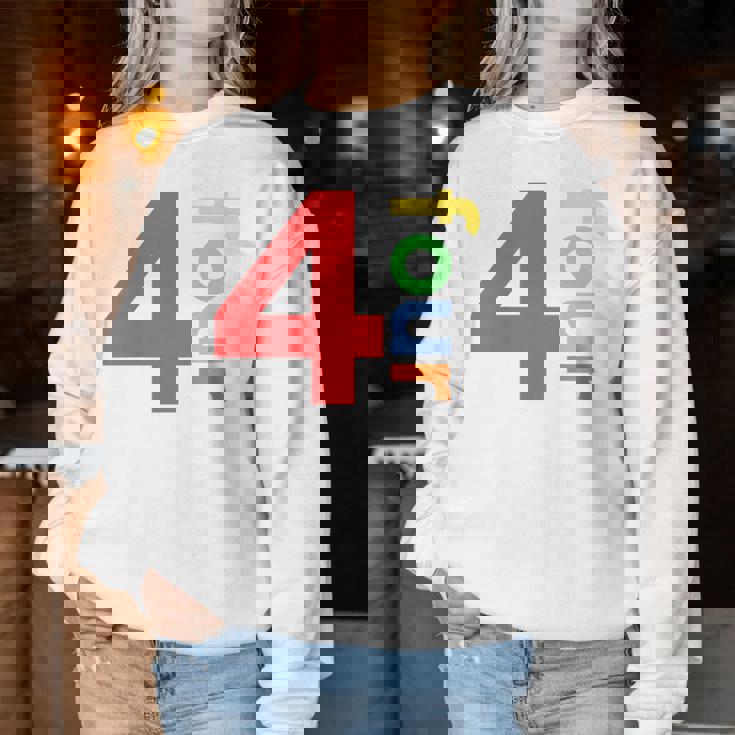 キッズ 4歳の誕生日シャツ 男の子 女の子 4歳 4歳 4歳 パーティー レディーススウェットシャツ 面白い贈り物