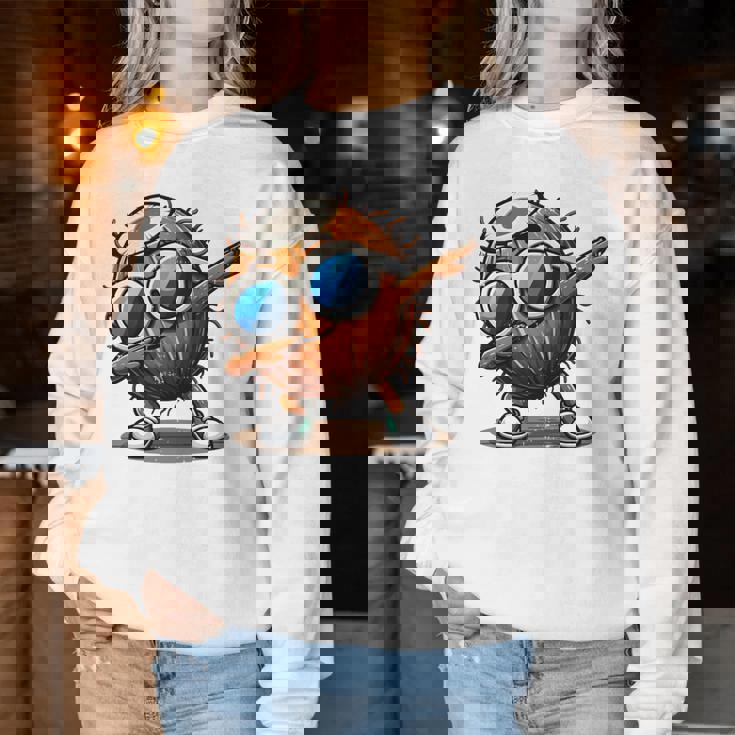 ココナッツダビングサングラス おもしろダンス 男の子 女の子 キッズ 長袖tシャツ レディーススウェットシャツ 面白い贈り物