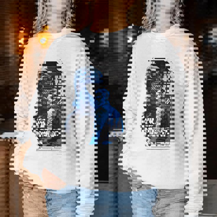 ジュラシック・ワールド Hey Blue You Miss Me レディーススウェットシャツ 面白い贈り物