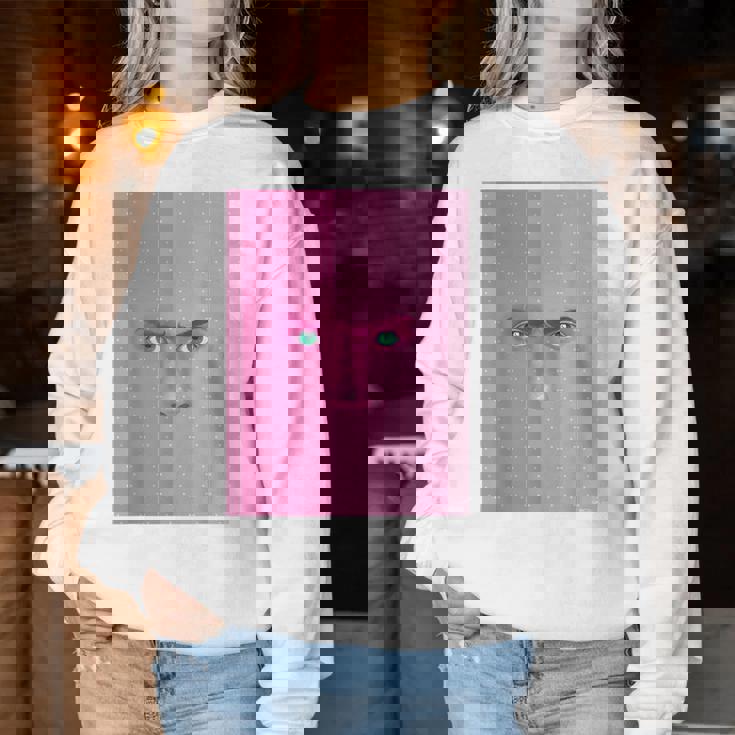 ドリミ4周年記念 壁（花房 柳） レディーススウェットシャツ 面白い贈り物