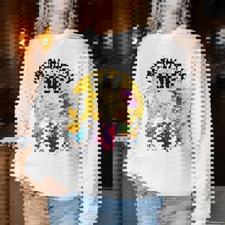 ハロウィン ダビングゾンビ 魔女と怪獣 男の子 女の子 キッズ レディーススウェットシャツ 面白い贈り物