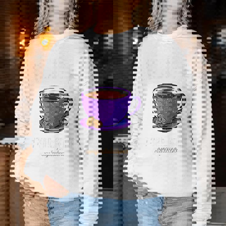 喜寿祝い コーヒー好き 父 男性 女性 喜寿 お祝い コーヒー コーヒー人生 77歳 おしゃれ レディーススウェットシャツ 面白い贈り物