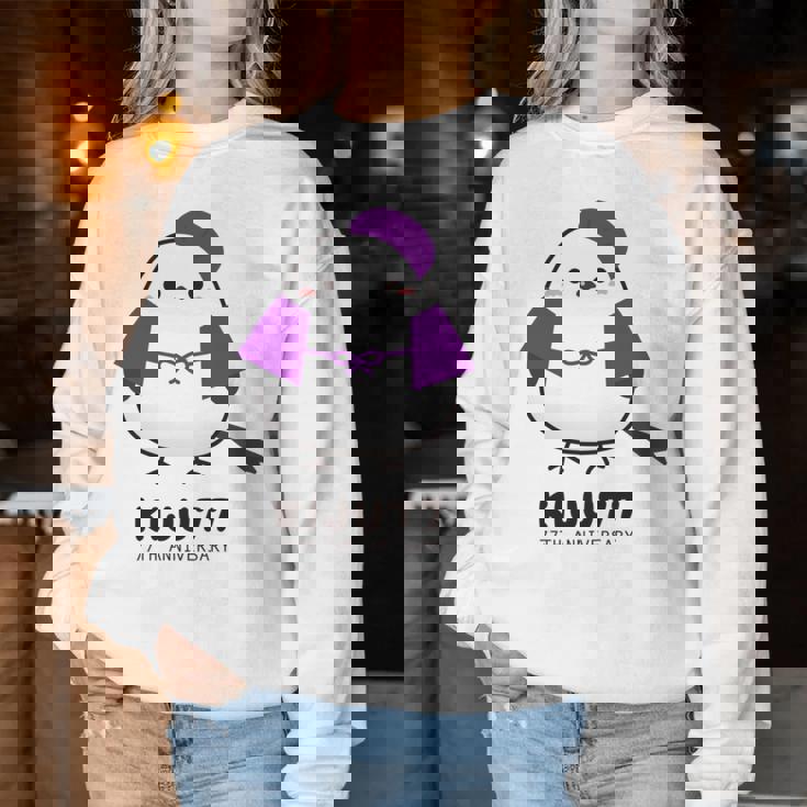 喜寿祝い シマエナガ 鳥 北海道 男性 父 女性 母 ちゃんちゃんこ 喜寿お祝い 77歳 かわいい 長袖tシャツ レディーススウェットシャツ 面白い贈り物