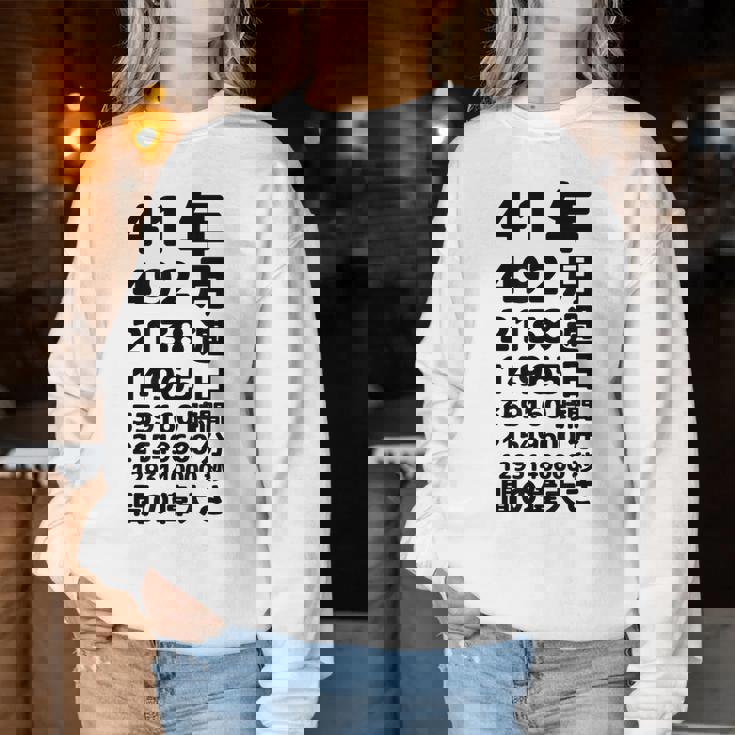 面白い41歳の誕生日の古いメーター 面白い41歳のギフト 女性 男性 面白い電卓 41歳の誕生日のギフト レディーススウェットシャツ 面白い贈り物