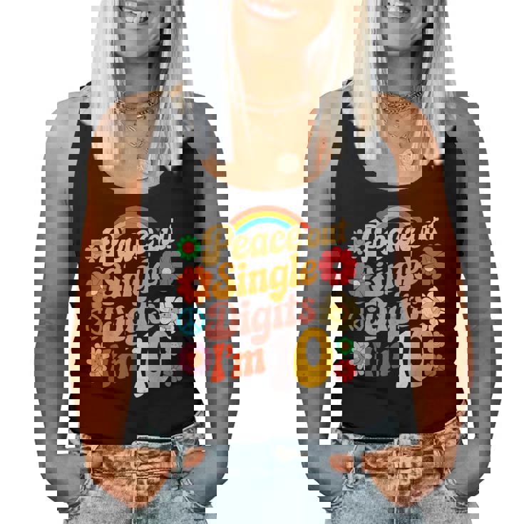 10Th Birthday Girl I'm Double Digits 10 Year Old Birthday Women Tank Top