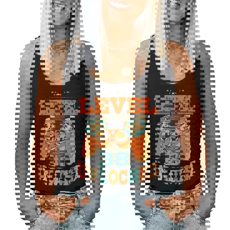 38歳の誕生日プレゼント 38歳 男性と女性、ビデオゲーム 1983年生まれ レディースタンクトップ