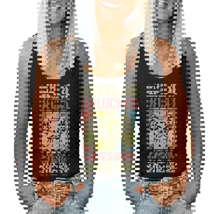 40歳の誕生日 男性 女性 40歳 1984年 装飾 面白い ギフト レディースタンクトップ