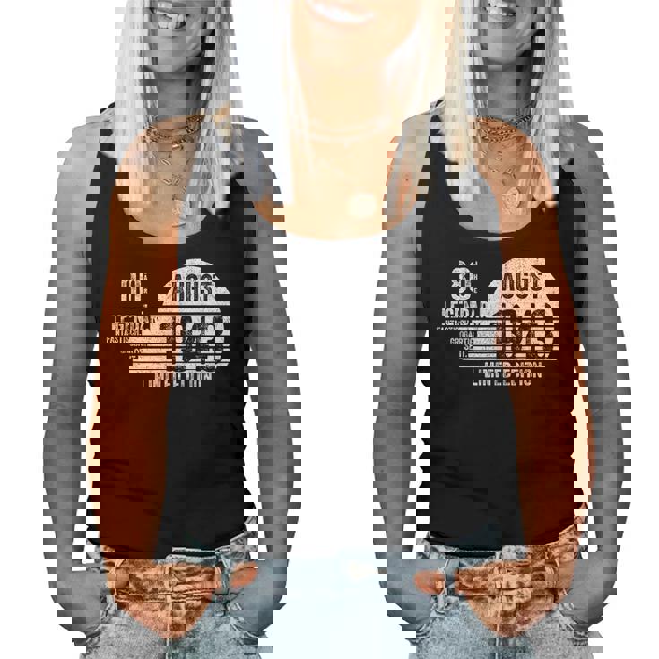 80歳の誕生日 メンズギフト 80歳 女性用 80年 8月 1943 レディースタンクトップ