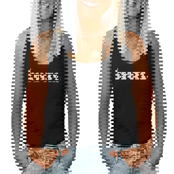 Banana バナナドット ロゴ バナナ パロディ おもしろ ギャグ ハイブランド レディースタンクトップ