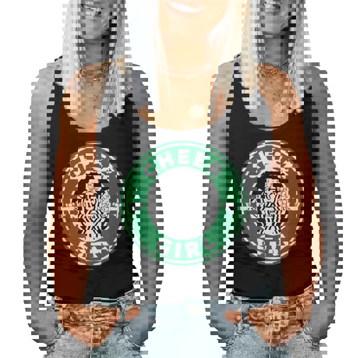 Cheer Girl 面白いチアリーダーグラフィック 女の子用 レディースタンクトップ