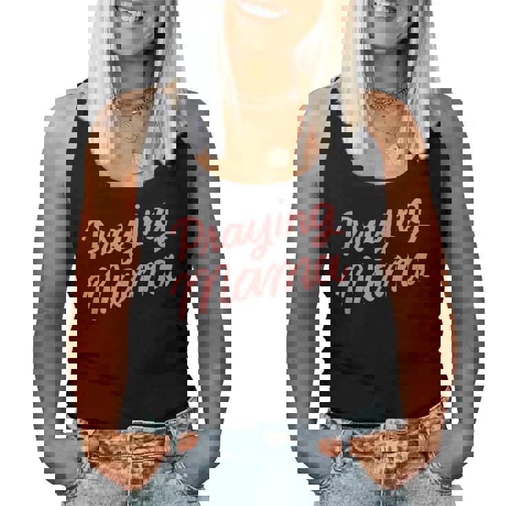 Christian Mom Prayer Warrior Praying Mama Women Tank Top