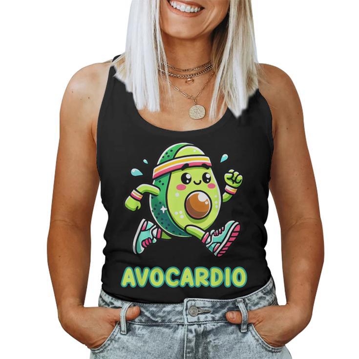 Divertido Aguacate Para Correr Fitness Ejercicio Cardio Regalo Para Hombres Y Es Camiseta sin mangas para mujer