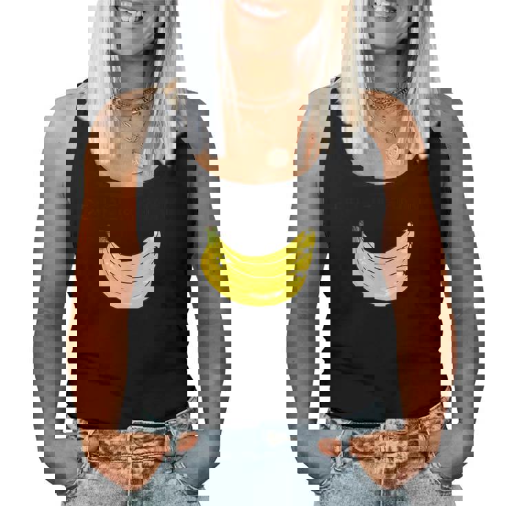 Dolce And Banana 面白いバナナ フルーツデザイン レディースタンクトップ