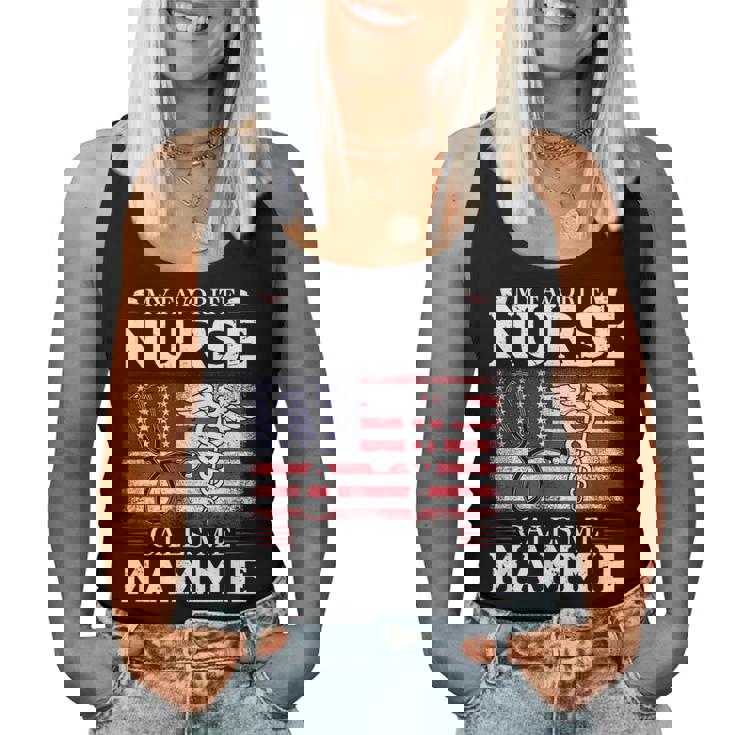 My Favorite Nurse Calls Me Mammie Mother's Day Women Tank Top