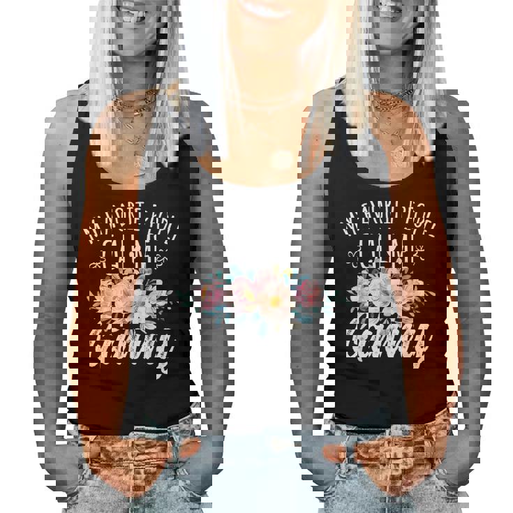 My Favorite People Call Me Gammy Floral Birthday Gammy Women Tank Top