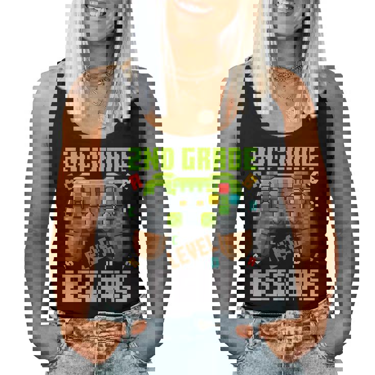 First Day Of 2Nd Grade Level Begins First Day Of 2Nd Grade Women Tank Top