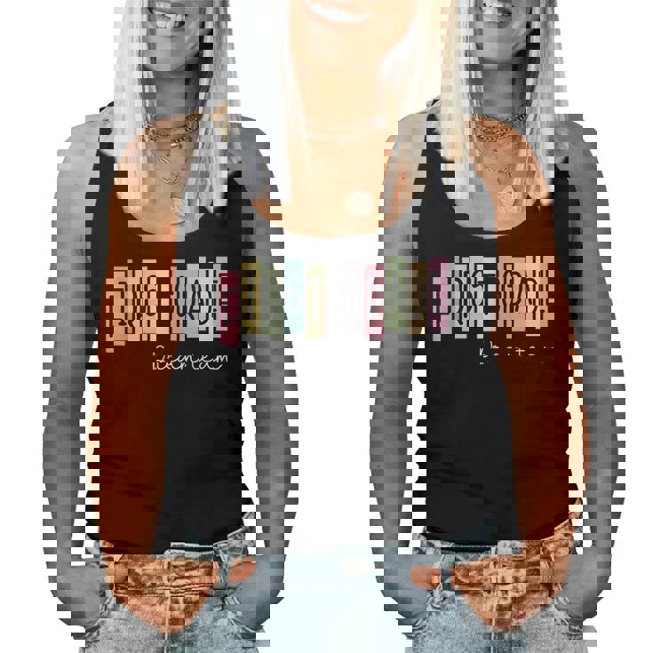 First Grade Dream Team 1St Grade Teacher Back To School Women Tank Top