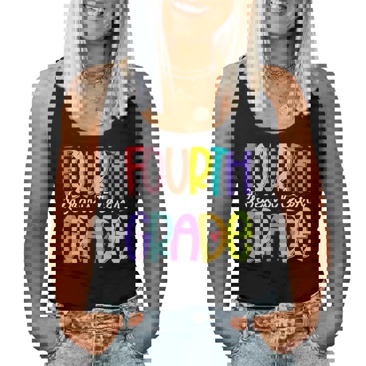 Fourth Grade Dream Team Back To School 4Th Grade Teacher Women Tank Top