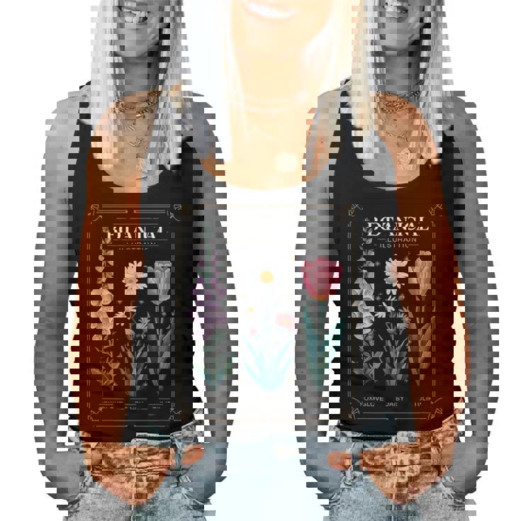 トップス undercover archive flower tank top Foxglove Daisy Tulip Floral Women Tank Top | Mazezy