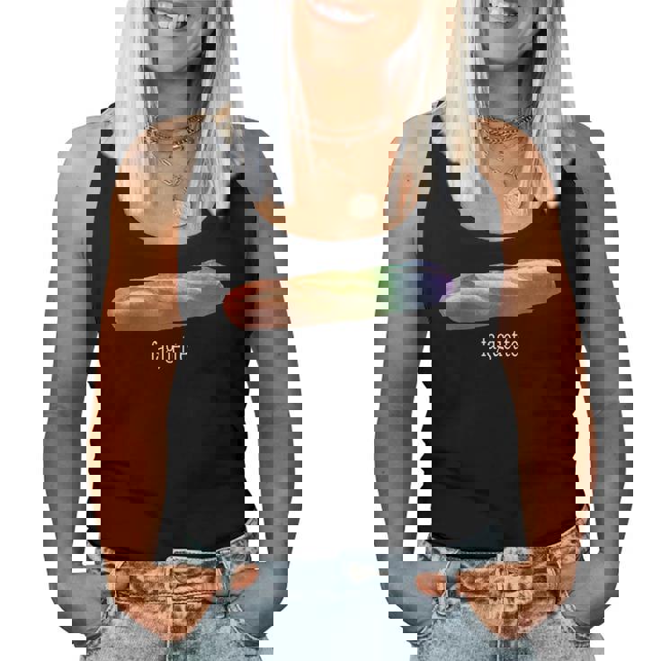 Baguette Rainbow Faguette Lgbt Pride Month Women Tank Top Baguette Rainbow Faguette Lgbt Pride Month Women Tank Top