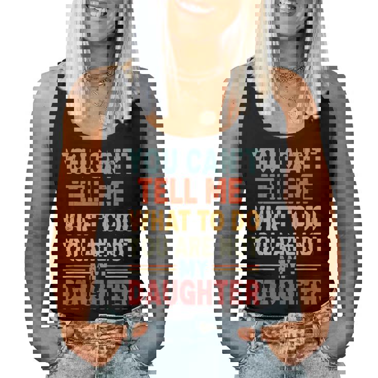 Father Daddy From Daughter Fathers Day レディースタンクトップ